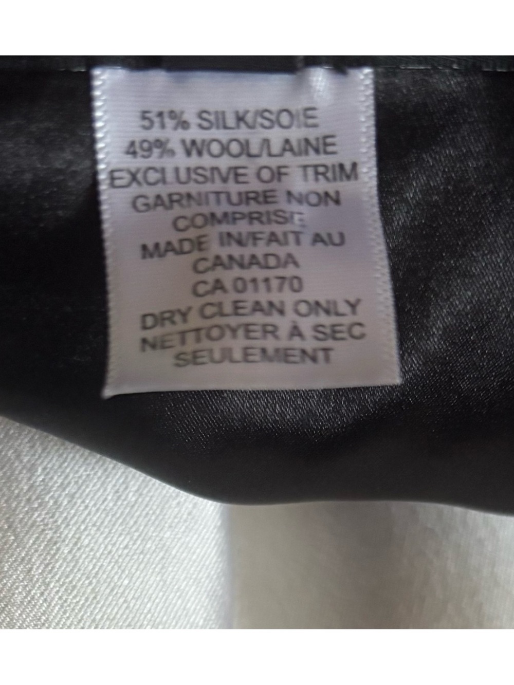 Wayne Clark Classic Evening Old  Hollywood Black and Ivory Dress Size 8 - Picture 8 of 10